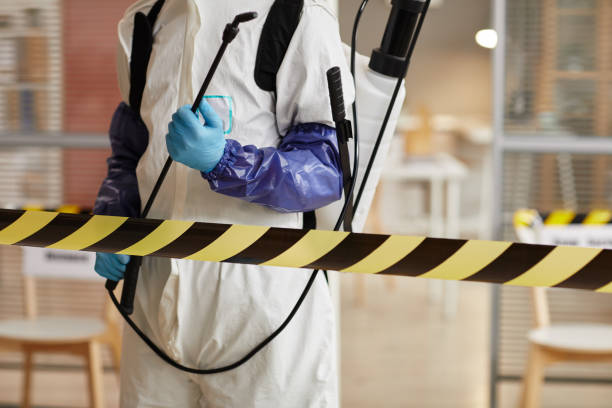 Professional Sewage Cleanup technician working in Pleasanton, CA